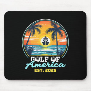 Golf van Amerika Shirt EST 2025 Retro Vintage B Muismat