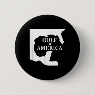 Golf van Amerika Shirt Funny Vlag van de Verenigde Ronde Button 5,7 Cm