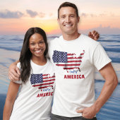 Golf van Amerika T-Shirt voor mannen of vrouwen