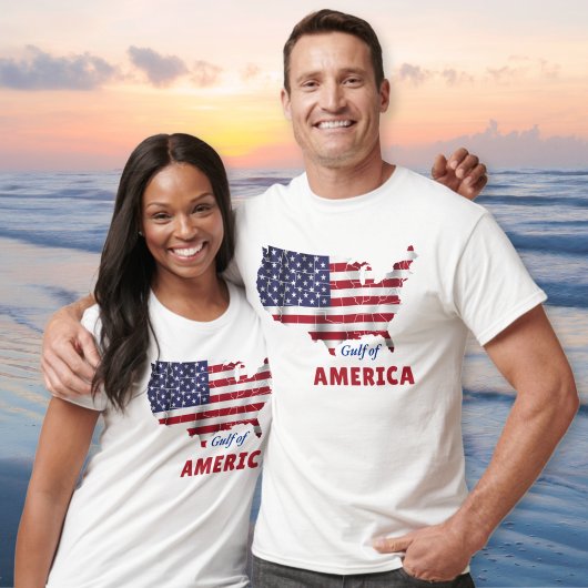 Golf van Amerika T-Shirt voor mannen of vrouwen