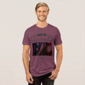 Golf van Amerika Tri-Blend Shirt (Voorkant volledig)