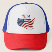 Golf van Amerika Trucker Pet (Voorkant)