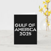 Golf van Amerika Trump 2025 Kaart (Gele Bloem)