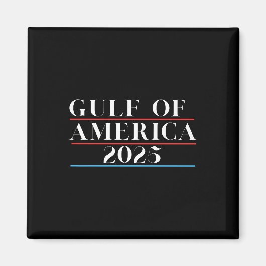 Golf van Amerika Trump 2025 Premium Magneet (Voorkant)