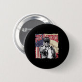 Golf van Amerika Trump groet uit de VS Ronde Button 5,7 Cm (Voorkant /achterkant)