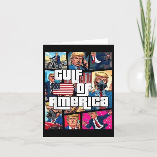Golf van Amerika Trump groet van de Patrio Kaart (Voorkant)