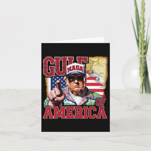 Golf van Amerika Trump groet van de Patrio Kaart (Voorkant)