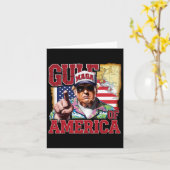 Golf van Amerika Trump groet van de Patrio Kaart (Gele Bloem)