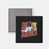 Golf van Amerika Trump groet van de Patrio Magneet (Voorkant / Achterkant)
