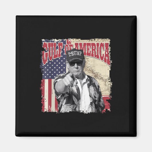 Golf van Amerika Trump groet van de Patrio Magneet (Voorkant)