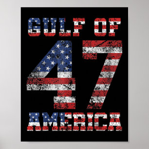 Golf van Amerika Trump groet van de Patrio Poster