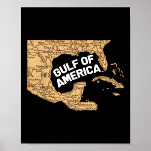 Golf van Amerika Trump groet van de Patrio Poster