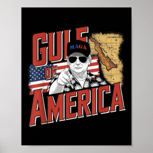 Golf van Amerika Trump groet van de Patrio Poster