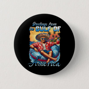 Golf van Amerika Trump groet van de Patrio Ronde Button 5,7 Cm