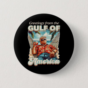 Golf van Amerika Trump groet van de Patrio Ronde Button 5,7 Cm