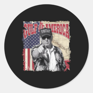 Golf van Amerika Trump groet van de Patrio Ronde Sticker