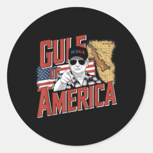 Golf van Amerika Trump groet van de Patrio Ronde Sticker
