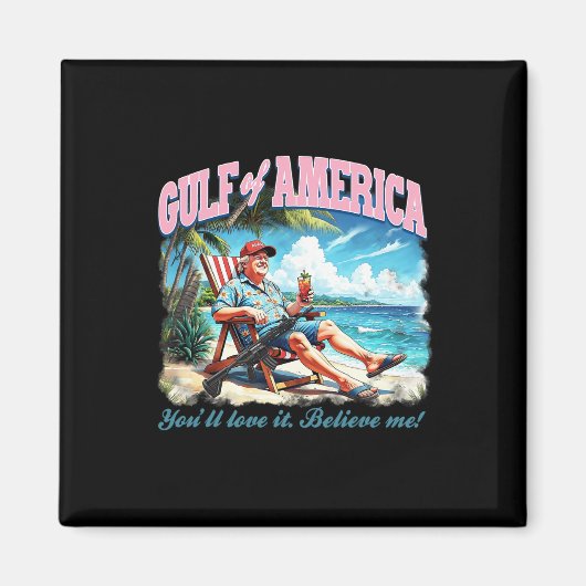 Golf van Amerika Trump, je zult het geweldig vinde Magneet (Voorkant)