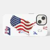 Golf van Amerika USA 47 iPhone Hoesje (Achterkant horizontaal)