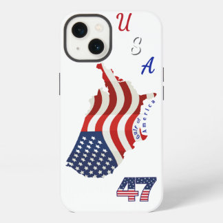 Golf van Amerika USA 47 Patriot iPhone 13 Hoesje