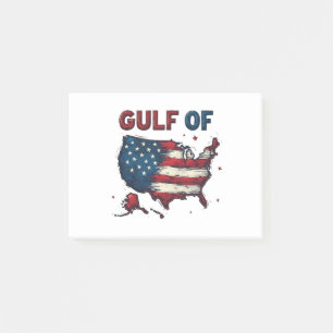 Golf van Amerika USA Kaart Trump USA Golf van Mexi Post-it® Notes