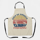 Golf van Amerika vispaal Amerikaans patriottisch Schort (Voorkant)