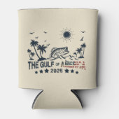 Golf van Amerika vist patriottische Amerikaanse vl Blikjeskoeler (Voorkant)