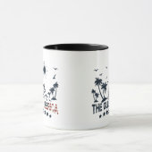 Golf van Amerika vist patriottische Amerikaanse vl Mok (Midden)