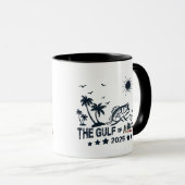 Golf van Amerika vist patriottische Amerikaanse vl Mok (Voorkant rechts)