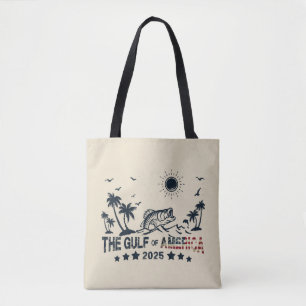Golf van Amerika visten Patriottische Amerikaanse  Tote Bag