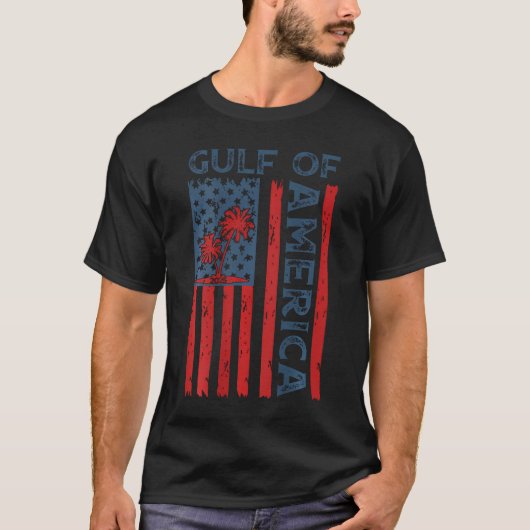 Golf van Amerika Vlag 2025 T shirt (Voorkant)