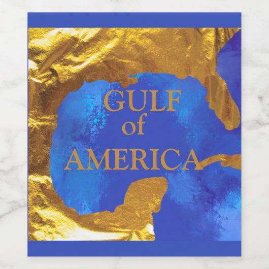 GOLF VAN AMERIKA WIJN ETIKET (Enkel label)