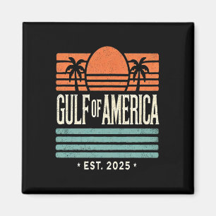 Golf van Amerika Zonsondergang & Kamp; Palmbomen R Magneet