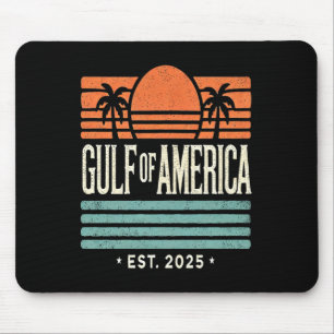 Golf van Amerika Zonsondergang & Kamp; Palmbomen R Muismat