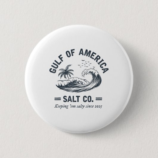 Golf van Amerika zout sinds 2025 Grappig Mexico G Ronde Button 5,7 Cm (Voorkant)