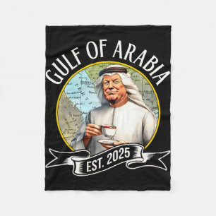 Golf van Arabië Est 2025 Grappige Vintage van Trum Fleece Deken