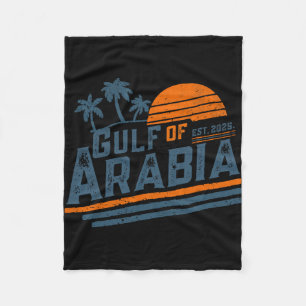 Golf van Arabië Est 2025 Trump Arabische Golf Funn Fleece Deken
