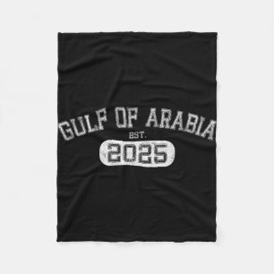 Golf van Arabië Est 2025 Trump Arabische Golf Funn Fleece Deken