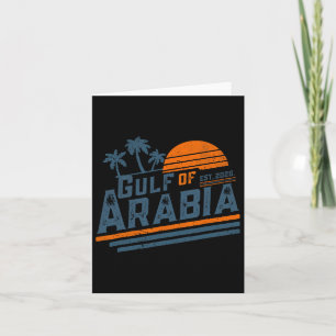 Golf van Arabië Est 2025 Trump Arabische Golf Funn Kaart