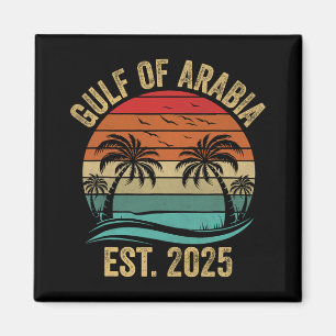 Golf van Arabië Est 2025 Trump Arabische Golf Funn Magneet