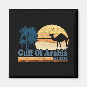 Golf van Arabië Est 2025 Trump Arabische Golf Funn Magneet