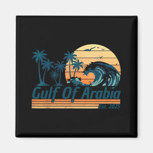 Golf van Arabië Est 2025 Trump Arabische Golf Funn Magneet