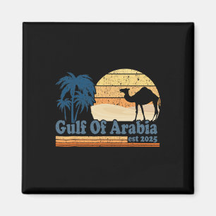 Golf van Arabië Est 2025 Trump Arabische Golf Funn Magneet
