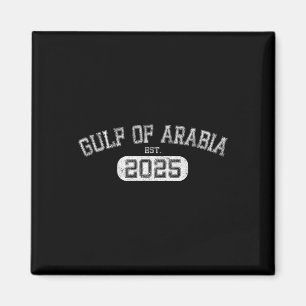 Golf van Arabië Est 2025 Trump Arabische Golf Funn Magneet