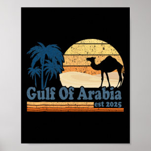Golf van Arabië Geschatte 2025 Trump Arabische Gol Poster