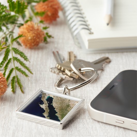 Golf van Californië Sleutelhanger (Zijkant)