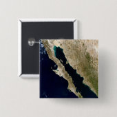 Golf van Californië Vierkante Button 5,1 Cm (Voorkant /achterkant)