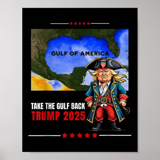 Golf van de Verenigde Staten van Amerika Trump gra Poster (Voorkant)