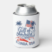 Golf van de VS Amerika 2025 Florida Amerikaanse Vl Blikjeskoeler (Blikje Voorkant)