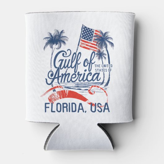 Golf van de VS Amerika 2025 Florida Amerikaanse Vl Blikjeskoeler (Voorkant)